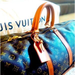 Louis Vuitton Canvas Monogram Keepall 55